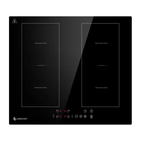AMZCHEF CE-FS-I72S-FFDD06 Induction Cooktop, 4 zones